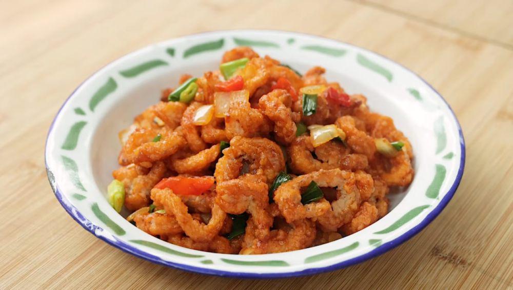 Resep Cumi Krispi Manis Pedas yang Lezatnya Paripurna