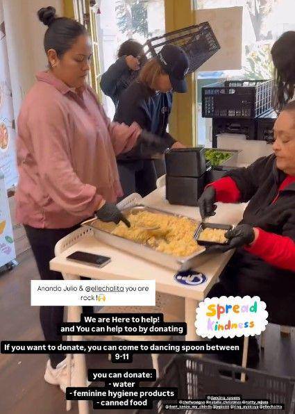 potret Cinta Kuya bagikan bantuan (instagram.com/dancing_spoons)
