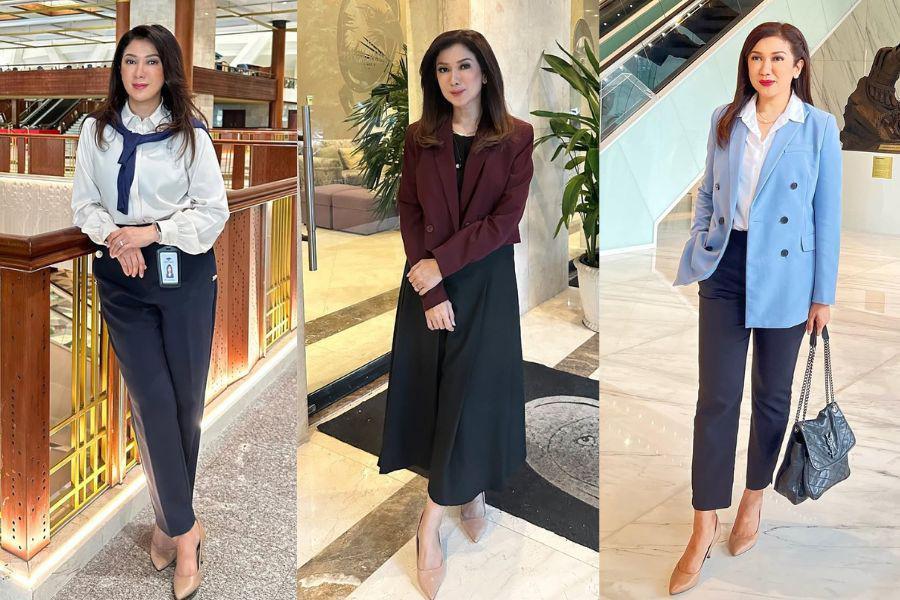 8 OOTD Fifi Aleyda Yahya, Feminin hingga Smart Casual