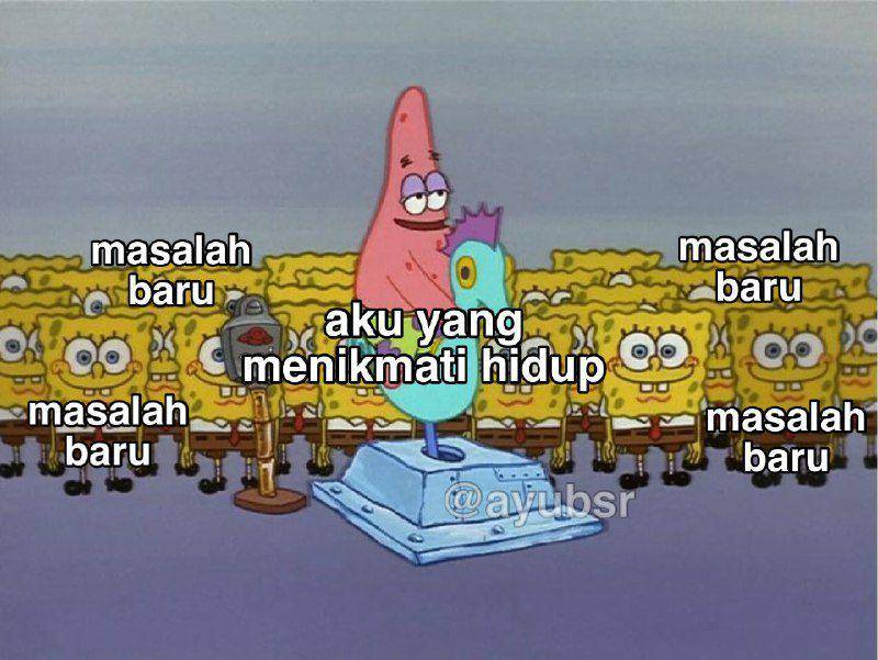 Meme Saat Hidup Dipenuhi Hal yang Bikin Overthinking (x.com/ayubsr)
