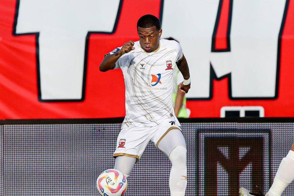 Brayan Angulo sebagai playmaker asing Madura United yang baru didatangkan pada putaran kedua Liga 1 Indonesia 2024/2025. (instagram.com/maduraunited.fc)