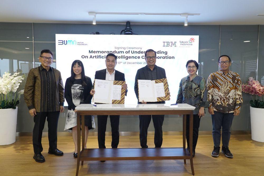 Kolaborasi Telkom dan IBM Perkuat Artificial Intelligence di Indonesia