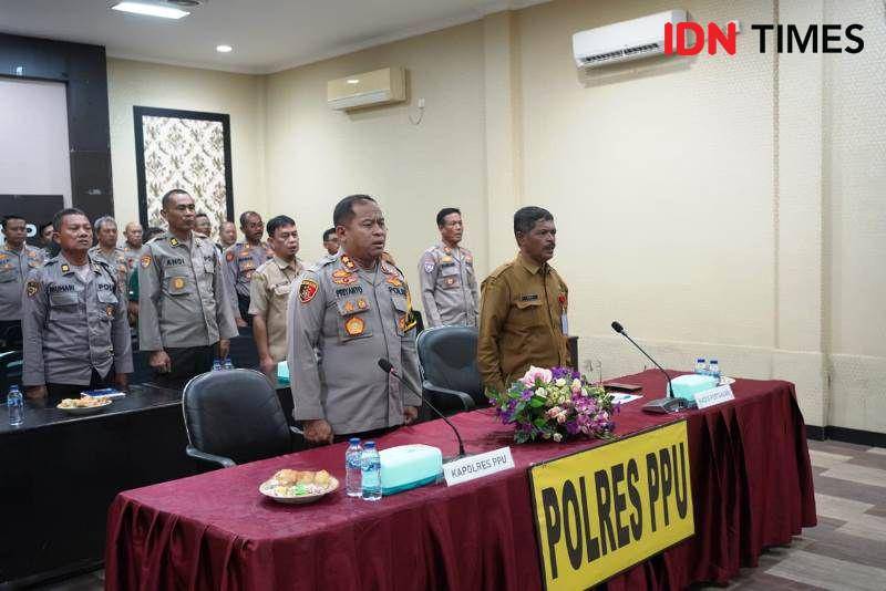 Rakor Gugus Tugas Polri bersama Kementan RI secara virtual di Polres PPU (IDN Times/Ervan)
