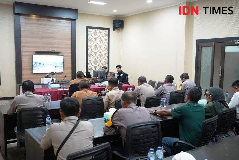 Rakor Gugus Tugas Polri bersama Kementan RI secara virtual di Polres PPU (IDN Times/Ervan)
