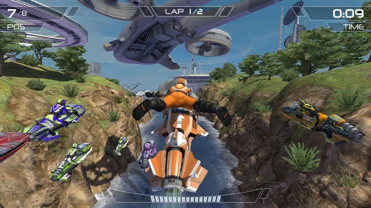 gameplay Riptide GP2 (dok. Vector Unit/Riptide GP2)