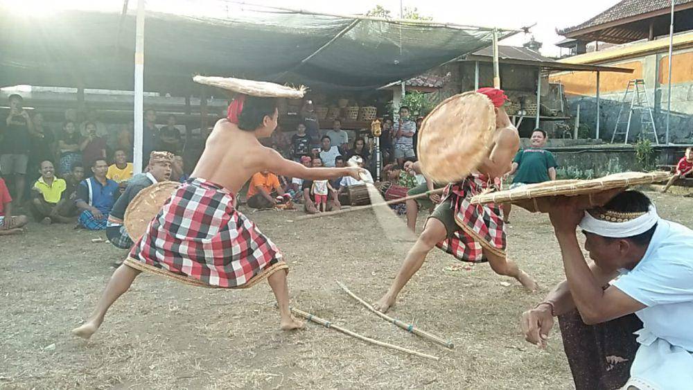 Tradisi Gebug Ende Seraya. (Dok.Istimewa)