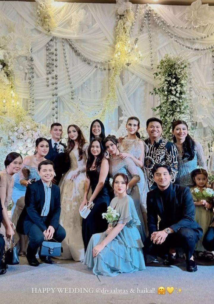 Salshabilla Adriani saat jadi bridesmaid (Instagram.com/salshabillaadr)