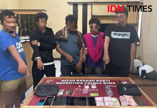 Polisi Tangkap 7 Bandar dan Pengedar Sabu Antardaerah di Bima