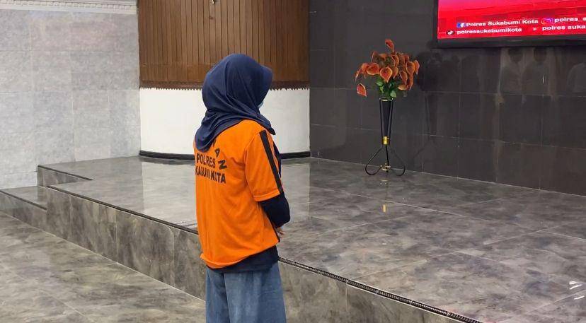 ART tersangka pencurian di Sukabumi (IDN Times/Fatimah)