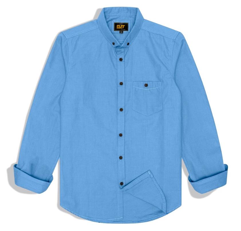 Outskirts Longsleeved Shirt Blue Denim (shopee.co.id/Outskirts Official Store)
