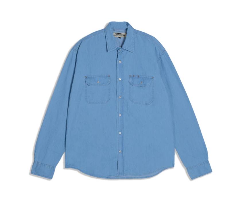 Jimmy and Martin Long Sleeve Denim Shirt (shopee.co.id/Jimmy and Martin Official Shop)