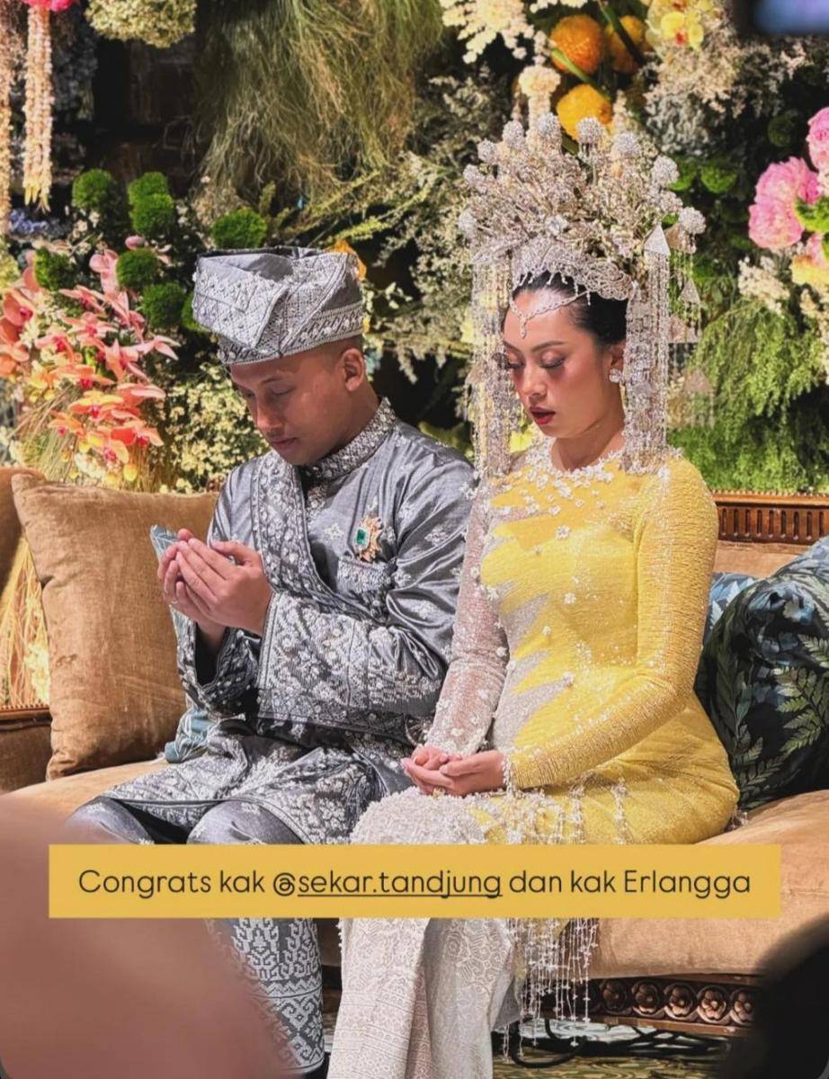 Pernikahan Sekar Tandjung (instagram.com/sekar.tandjung)