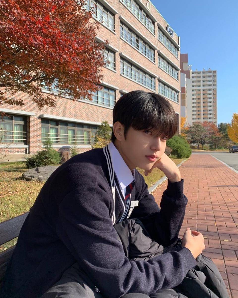 behind the scene Jinwoo di drakor Namib (instagram.com/jinwoo__913)