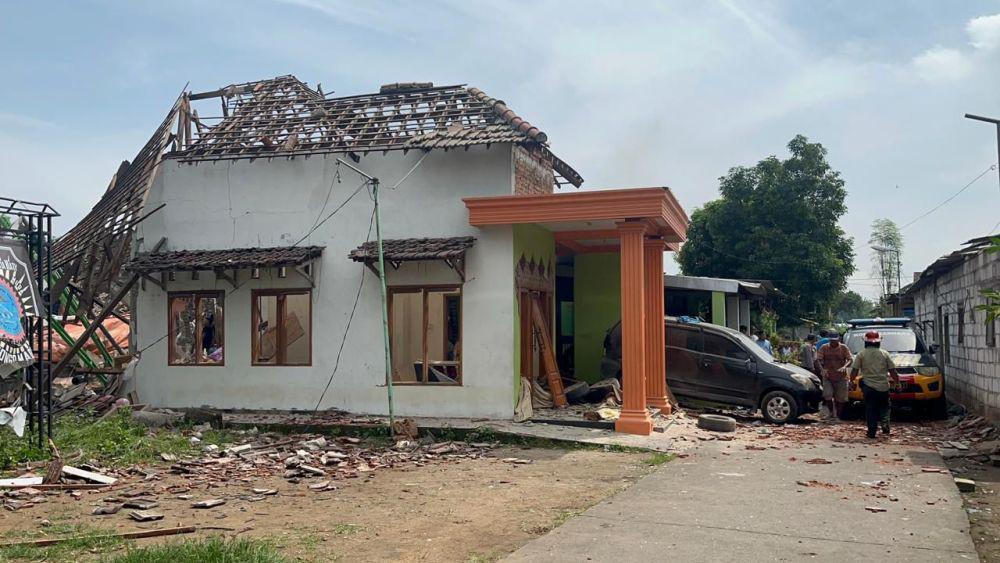 Polda Terjunkan Tim Gabungan ke Ledakan LPG Rumah Polisi Mojokerto
