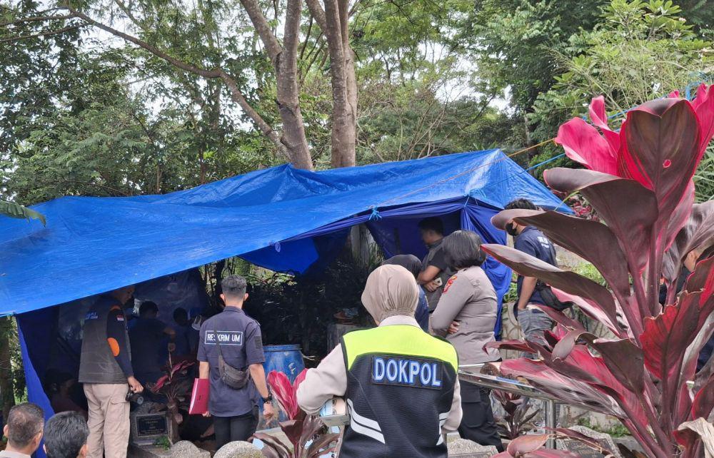 Mencurigakan, Makam Saprial di Kota Cimahi Dibongkar Polisi