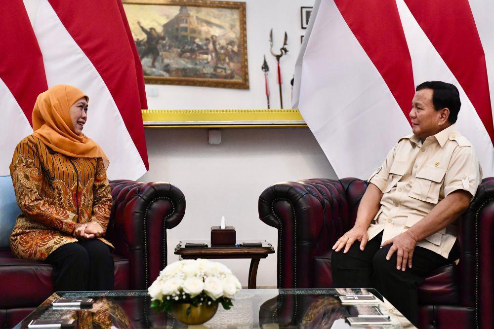 Khofifah Datang ke Istana, Undang Prabowo Buka Kongres ke-18 Muslimat NU