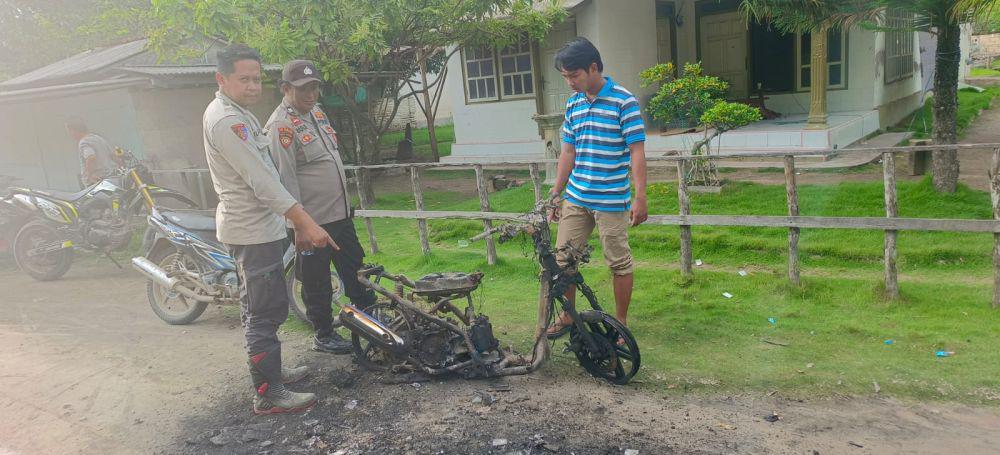 Kesal Dibicarakan Negatif, Remaja di Sumenep Bakar Motor Seorang Guru