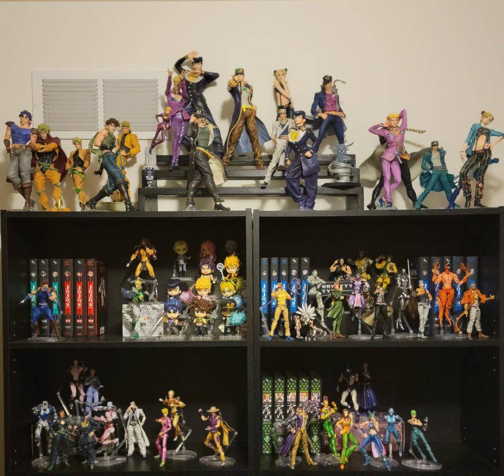 potret koleksi JoJo's Bizarre Adventure (reddit.com/user/Animeted_Eric)