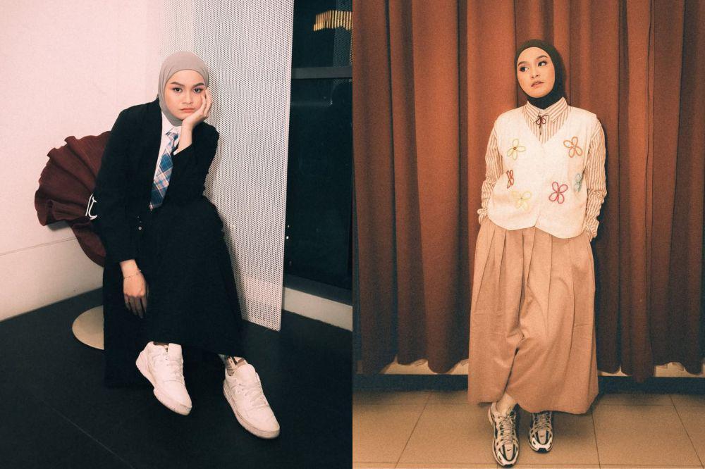 8 Padu Padan Sneakers ala Salma Salsabil, Andalan Gaya Kasual!