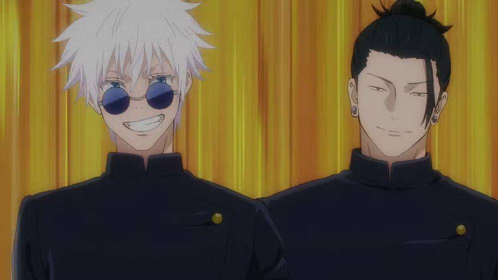 Satoru Gojo dan Suguru Geto karakter Jujutsu Kaisen (dok. Gege Akutami, Shounen Jump, MAPPA/Jujutsu Kaisen)