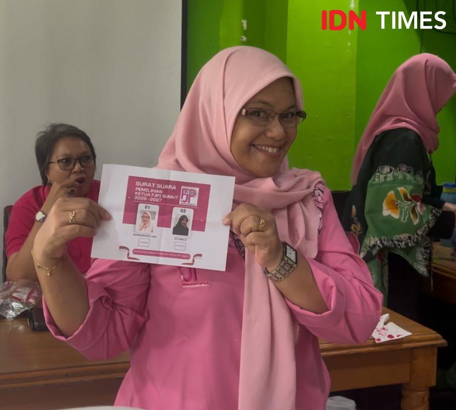 Khairunnisak Lubis Terpilih Jadi Ketua FJPI Sumut Periode 2025-2027