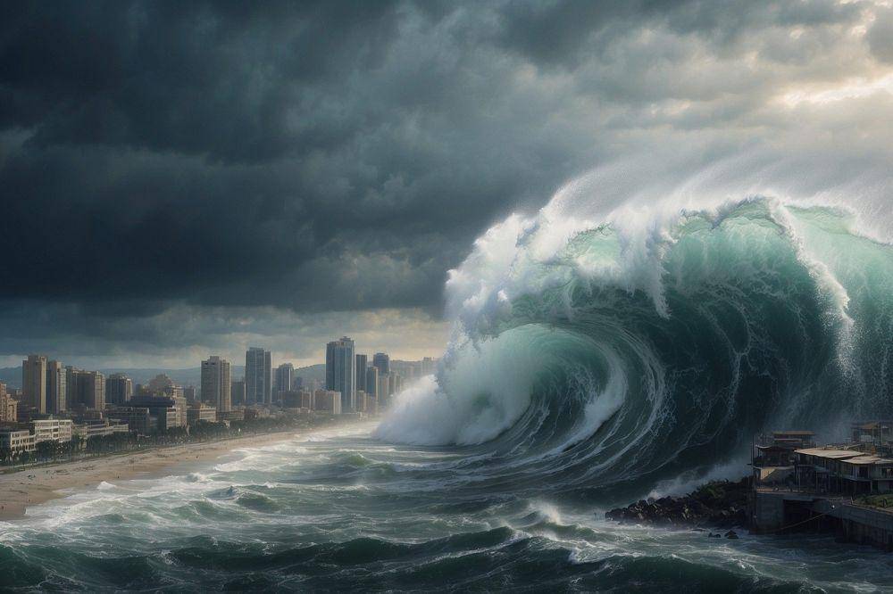 ilustrasi megathrust yang memicu gelombang tsunami besar (pixabay.com/alfaunicorn81)