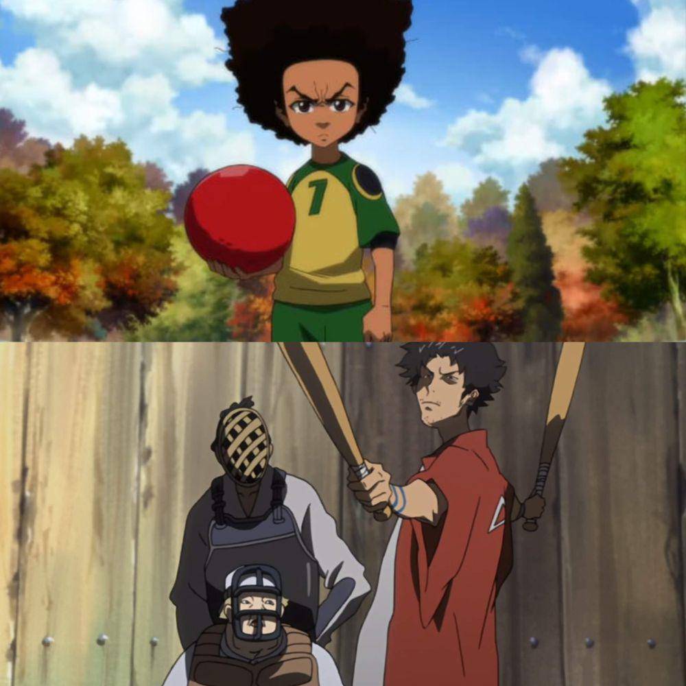 adegan dalam serial The Boondocks dan Samurai Champloo. (dok. Sony Pictures Television/The Boondocks | dok. Manglobe/Samurai Champloo)