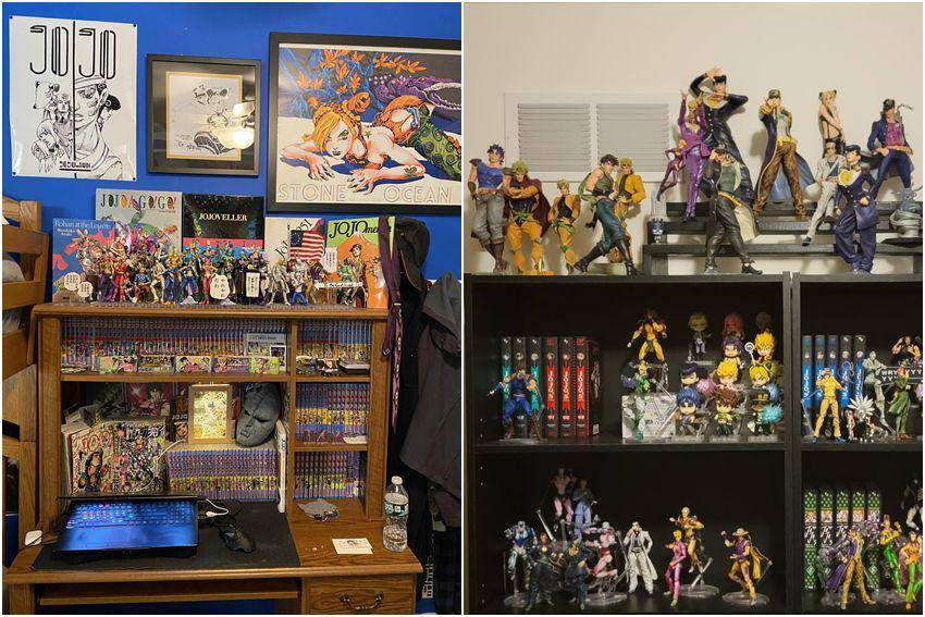 kolase potret koleksi JoJo's Bizarre Adventure (reddit.com/user/Larupiahat | reddit.com/user/Animeted_Eric)