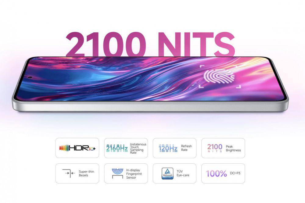 ilustrasi Xiaomi Redmi Note 14 5G dengan layar seterang 2100 nit (mi.com)