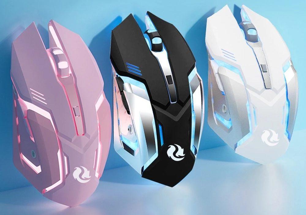 5 Mouse Gaming Wireless Rechargeable, Gak Ribet Ganti Baterai