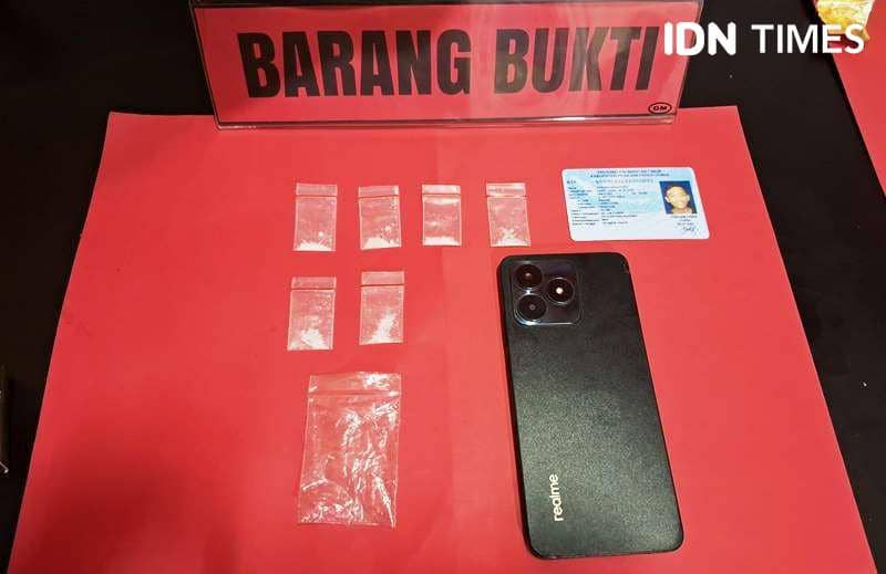 Barang bukti milik tersangka JM (IDN Times/Ervan)