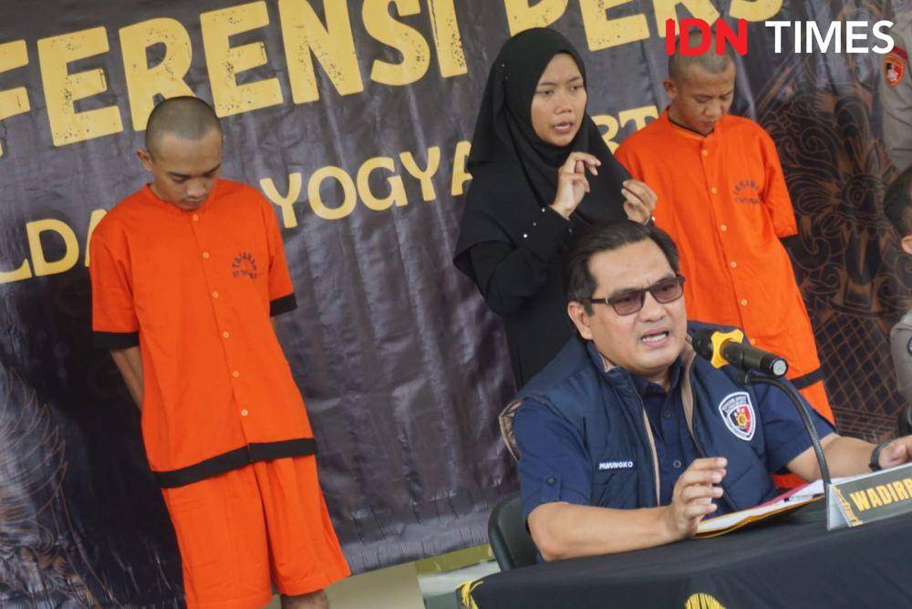 Ungkap kasus penjambretan terhadap mahasiswa di Gamping, Sleman. (IDN Times/Tunggul Damarjati)