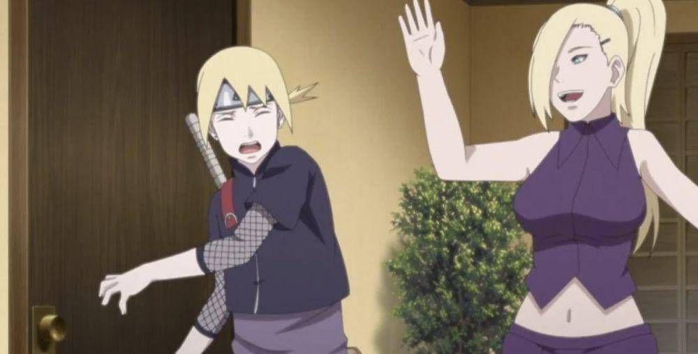 Ino dan Inojin (dok. Pierrot/Boruto: Naruto Next Generations)