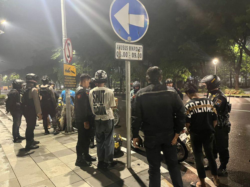 Lagi Konvoi, Lima Pesilat Surabaya Diamankan Polisi