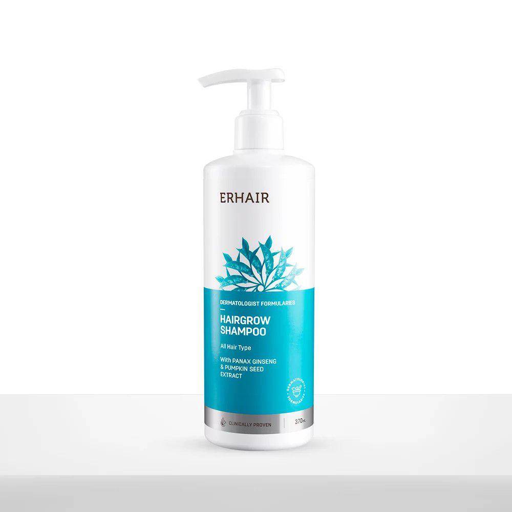 ERHAIR Hairgrow Shampoo with Panax Ginseng & Pumpkin Seed Extract (erhastore.co.id)