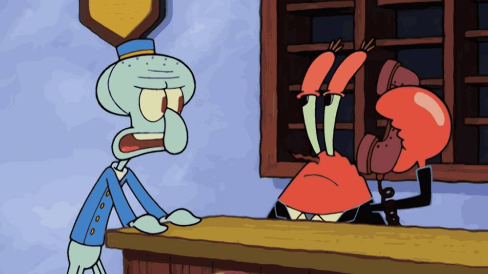 Squidward dan Mr. Krabs (dok. Nickelodeon Bahasa/Spongebob Squarepants)