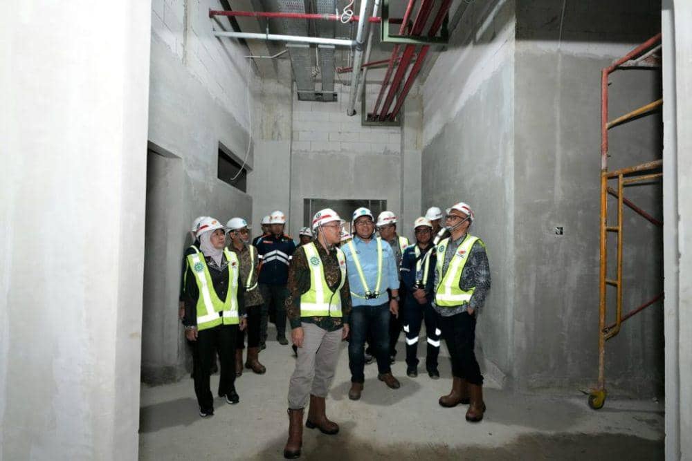 Kemendikti melihat langsung progres pembangunan RSPTN Unila (dok/officialunila)
