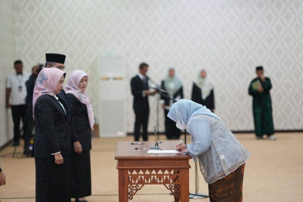 Rektor Unila Lantik 13 Pejabat Baru, Ada Misi Khusus?