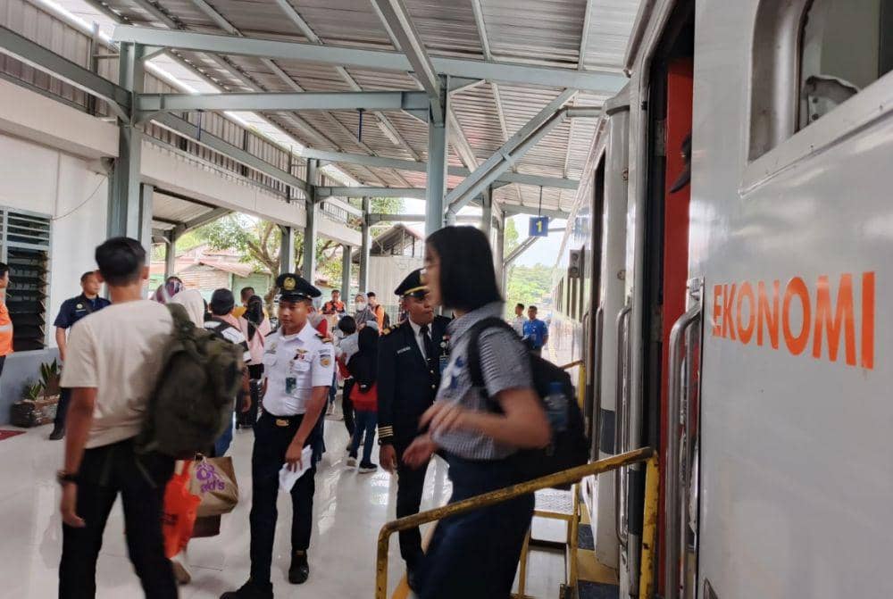 Suasana di stasiun kereta api Medan (Dok. KAI Sumut)