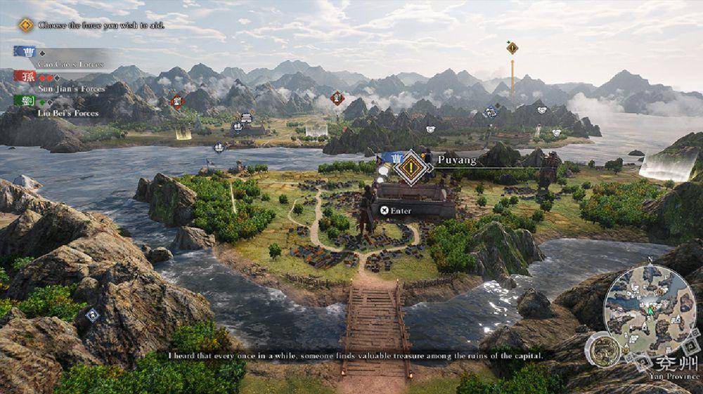 cuplikan fitur World Map dalam Dynasty Warriors: Origins (dok. KOEI TECMO/Dynasty Warriors: Origins)