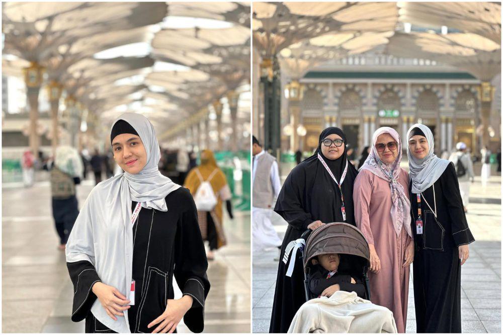 10 Potret Putri Una di Madinah, Memulai Umrah dari Kota Nabi