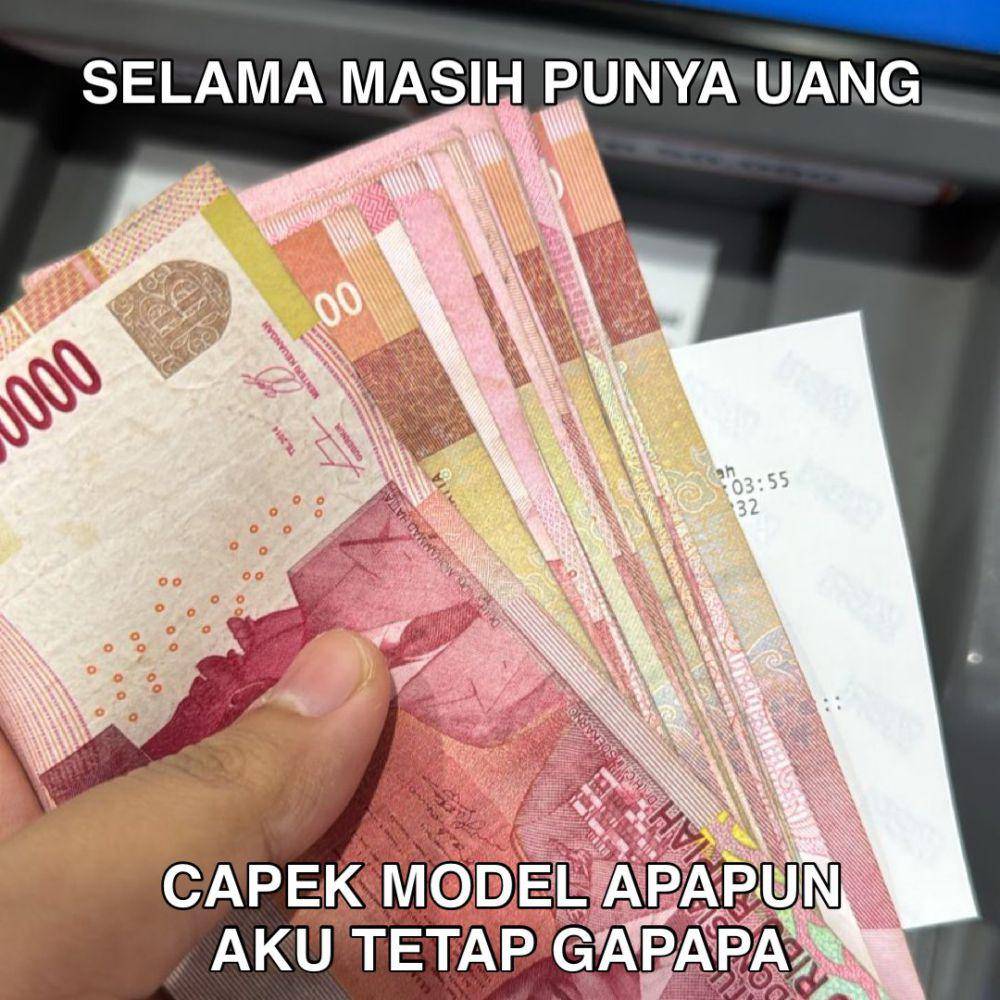 Meme ujung-ujungnya duit (x.com/adityajuliannn)