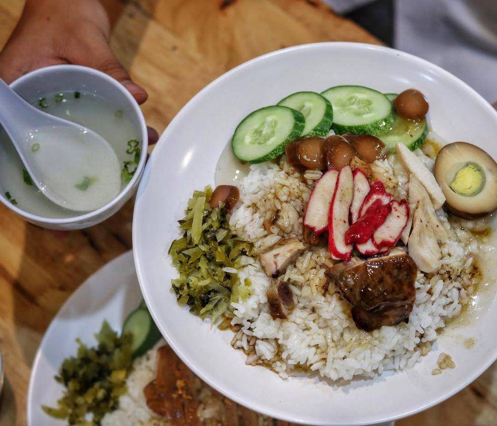 ilustrasi nasi ayam pontianak (instagram.com/kulinerkotapontianak)