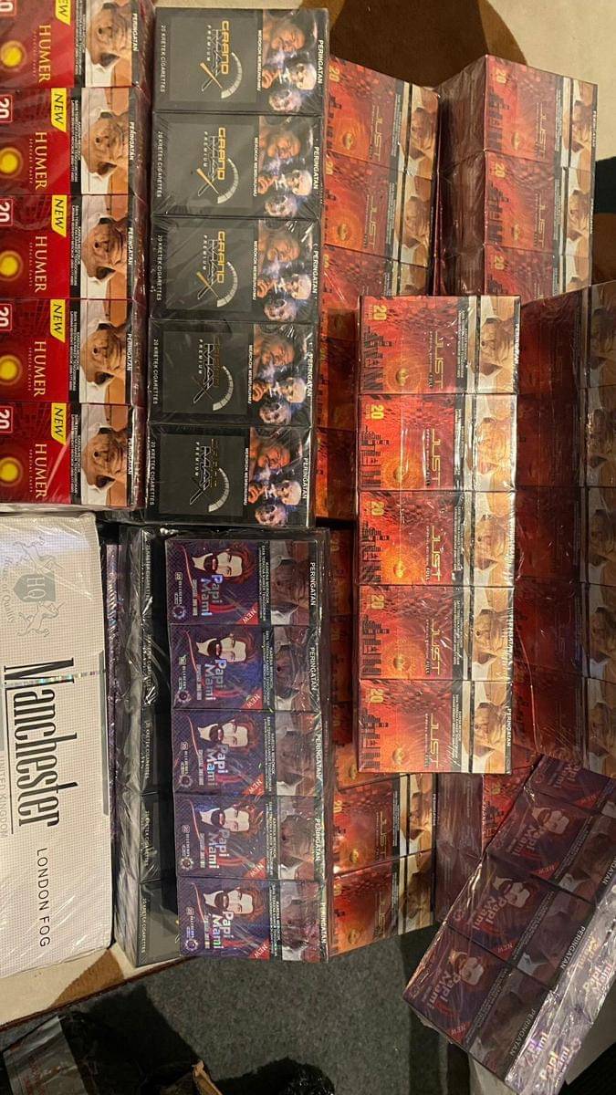 Peredaran rokok ilegal. (Dok/Bea Cukai).