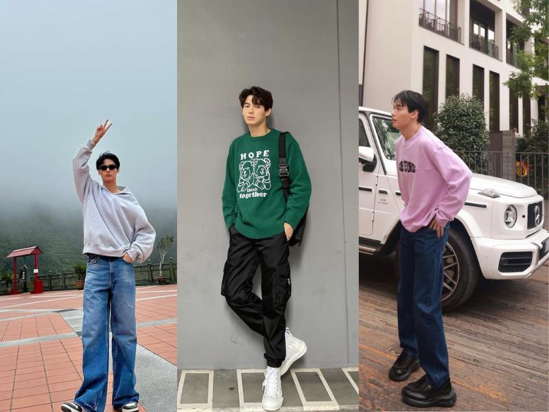 7 Inspirasi Outfit Sporty Look ala Win Metawin, Tampil Cheerful!