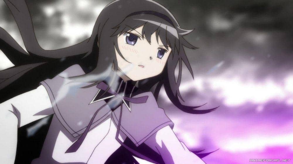 Homura Akemi karakter Puella Magi Madoka Magica (dok. Shaft/Puella Magi Madoka Magica)