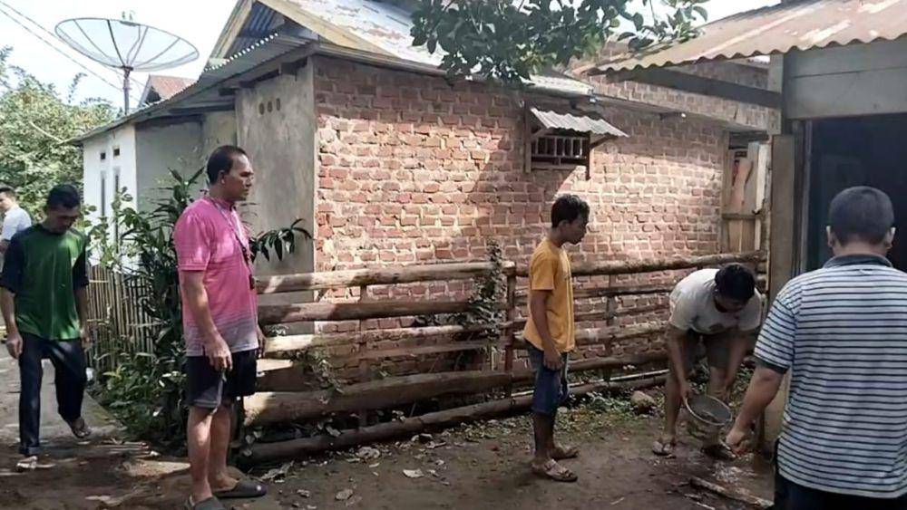 Lokasi pembunuhan suami bacok istri di lubuk Linggau. (IDN Times/istimewa)