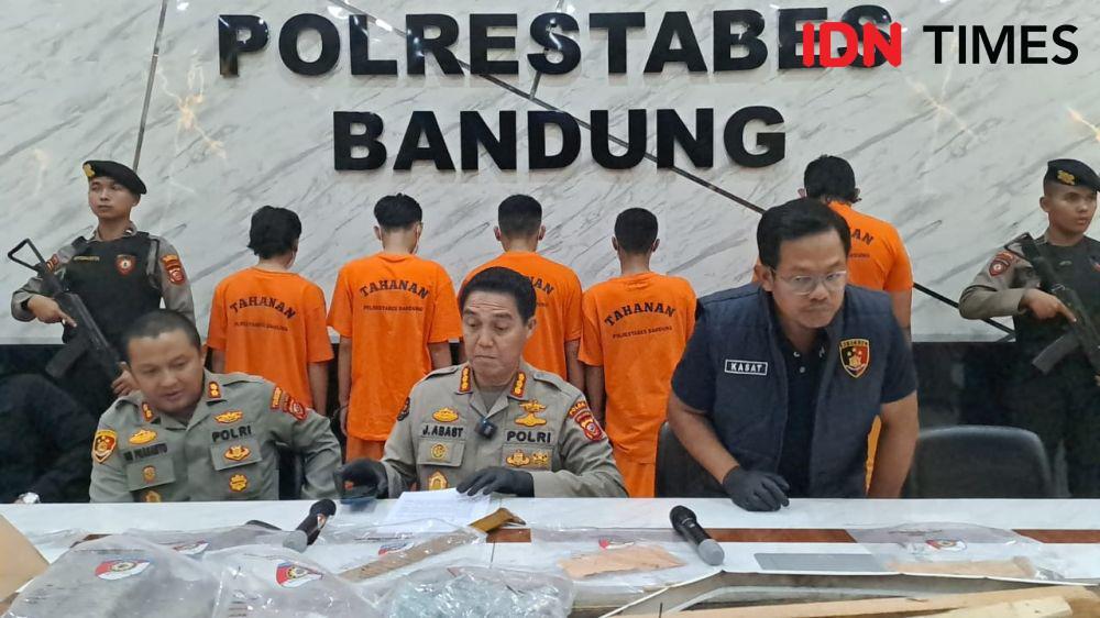 5 Anggota GRIB Penyerang Kantor Pemuda Pancasila di Bandung Ditangkap