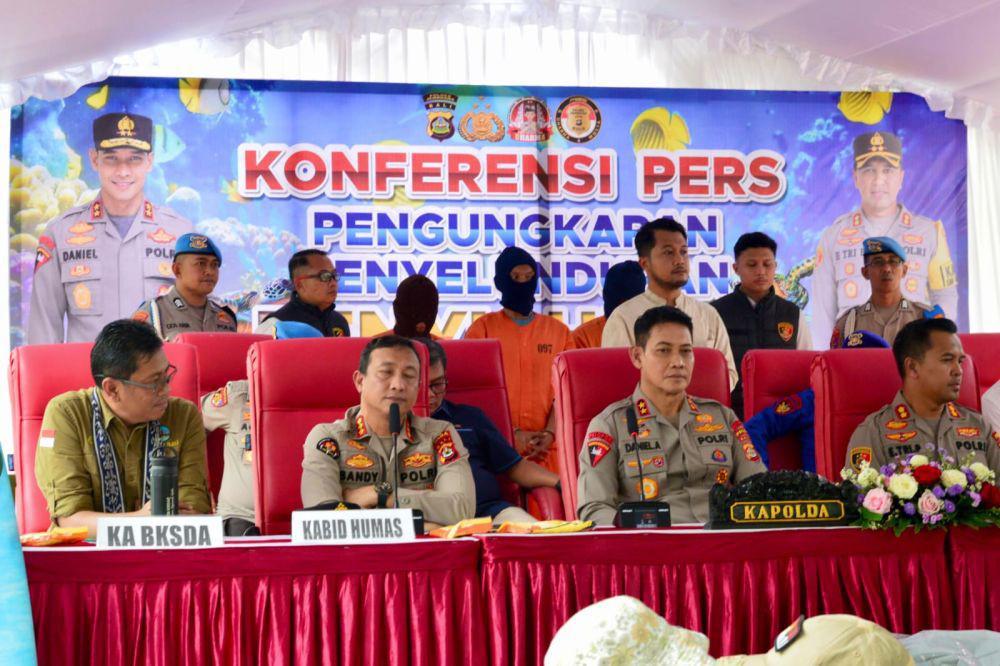 Polisi Tetapkan Tiga Tersangka Kejahatan Satwa Penyu Hijau Di Jembrana