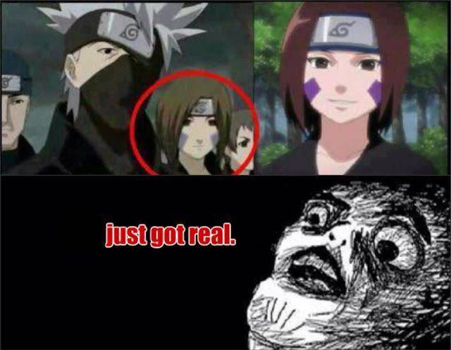 potret meme Rin Nohara (reddit.com/user/AngelicAura6)